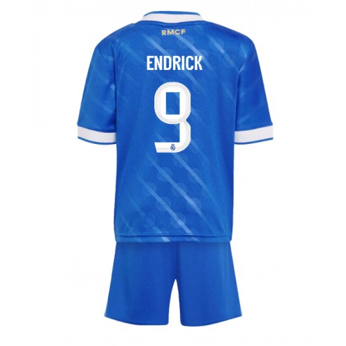 Lacne Dětský Futbalové dres Real Madrid Endrick #9 2025-26 Krátky Rukáv - Tretina (+ trenírky) Lacne Dětský Futbalové dres Real Madrid Endrick #9 2025-26 Krátky Rukáv - Tretina (+ trenírky)